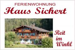 Ferienwohnung HAUS SICHERT Reit im Winkl / Chiemgau